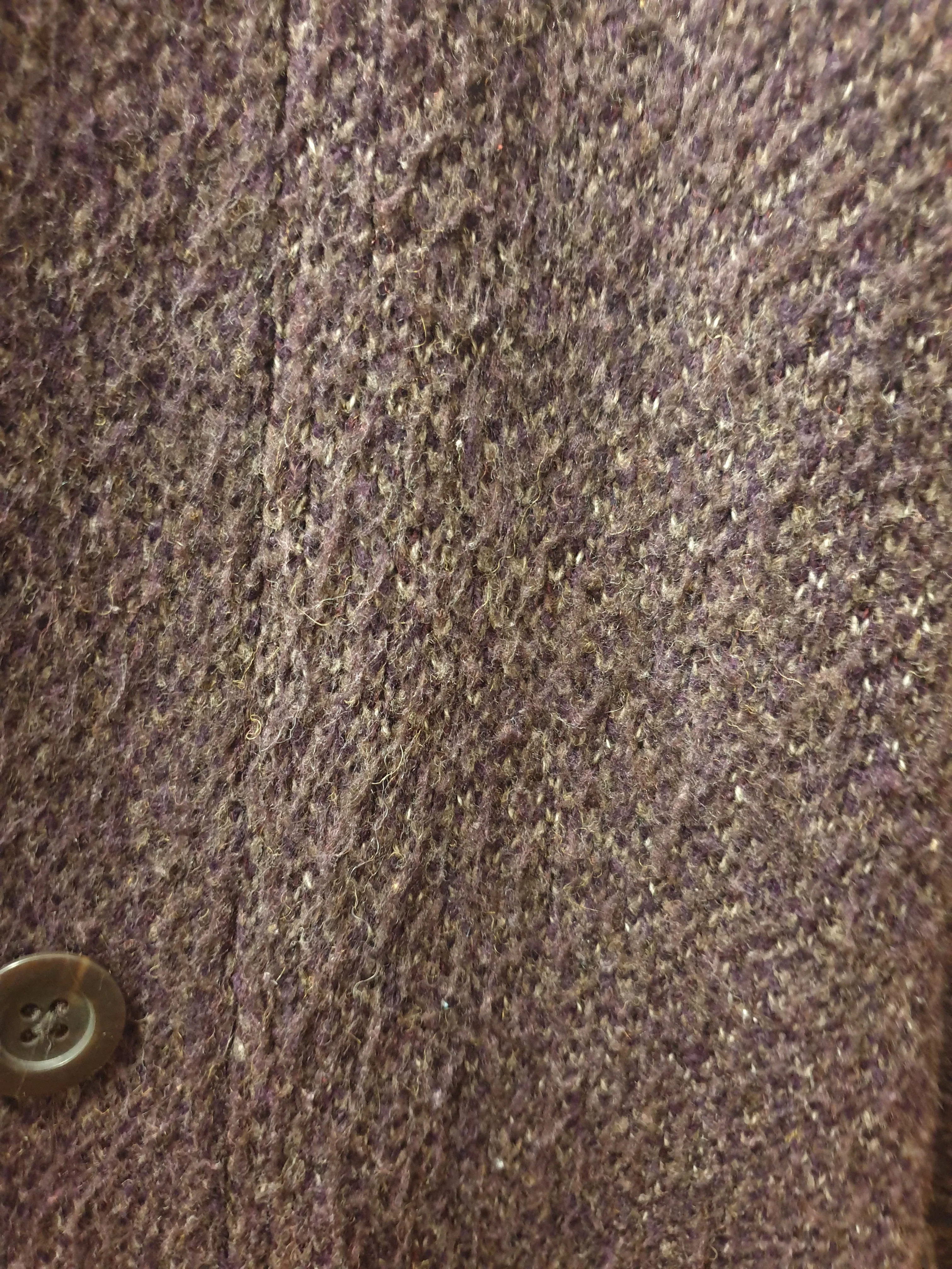 Uniqlo purple knit long cardigan size XS
