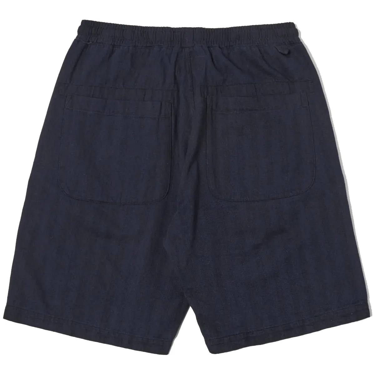 Universal Works Lumber Short Herringbone Denim Indigo
