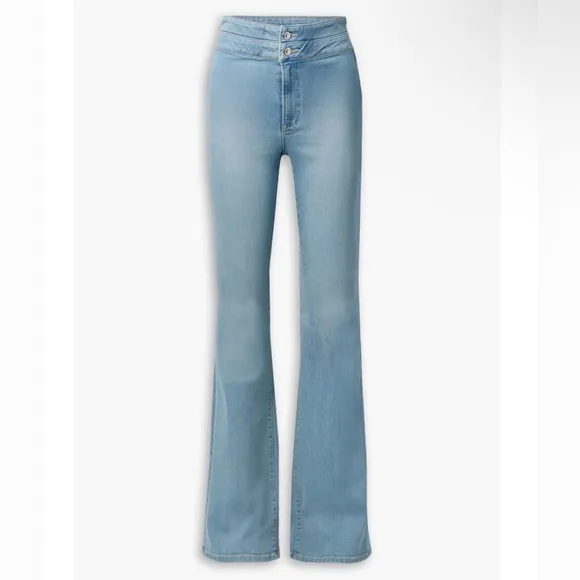 VERONICA BEARD Boho Mid Rise Flare Jeans - Light Wash/Light Blue - Size 4 *TREND