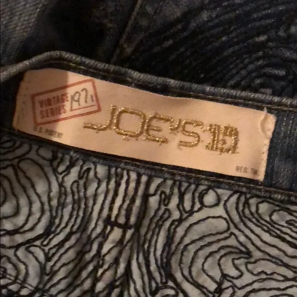 Vintage Joe's Jeans 90's Y2K low-rise custom distressed cut off denim shorts