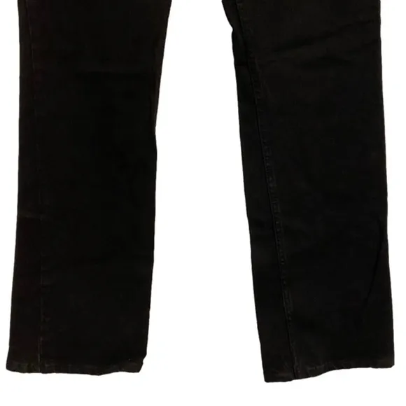 Vintage Levi’s 517 Made in USA Stretch Boot Cut Slim Fit Low Rise Black Jean NWT
