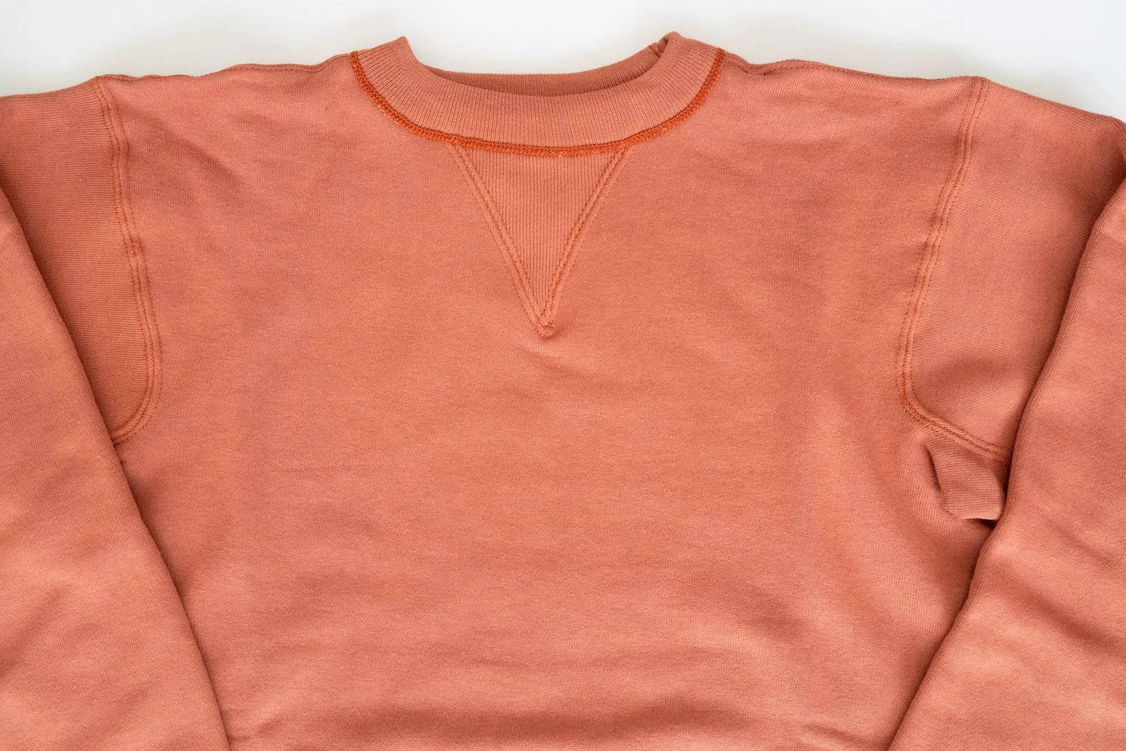 Warehouse Lot.403 10oz "Set-in Sleeves" Loopwheeled Sweatshirt (Salmon)