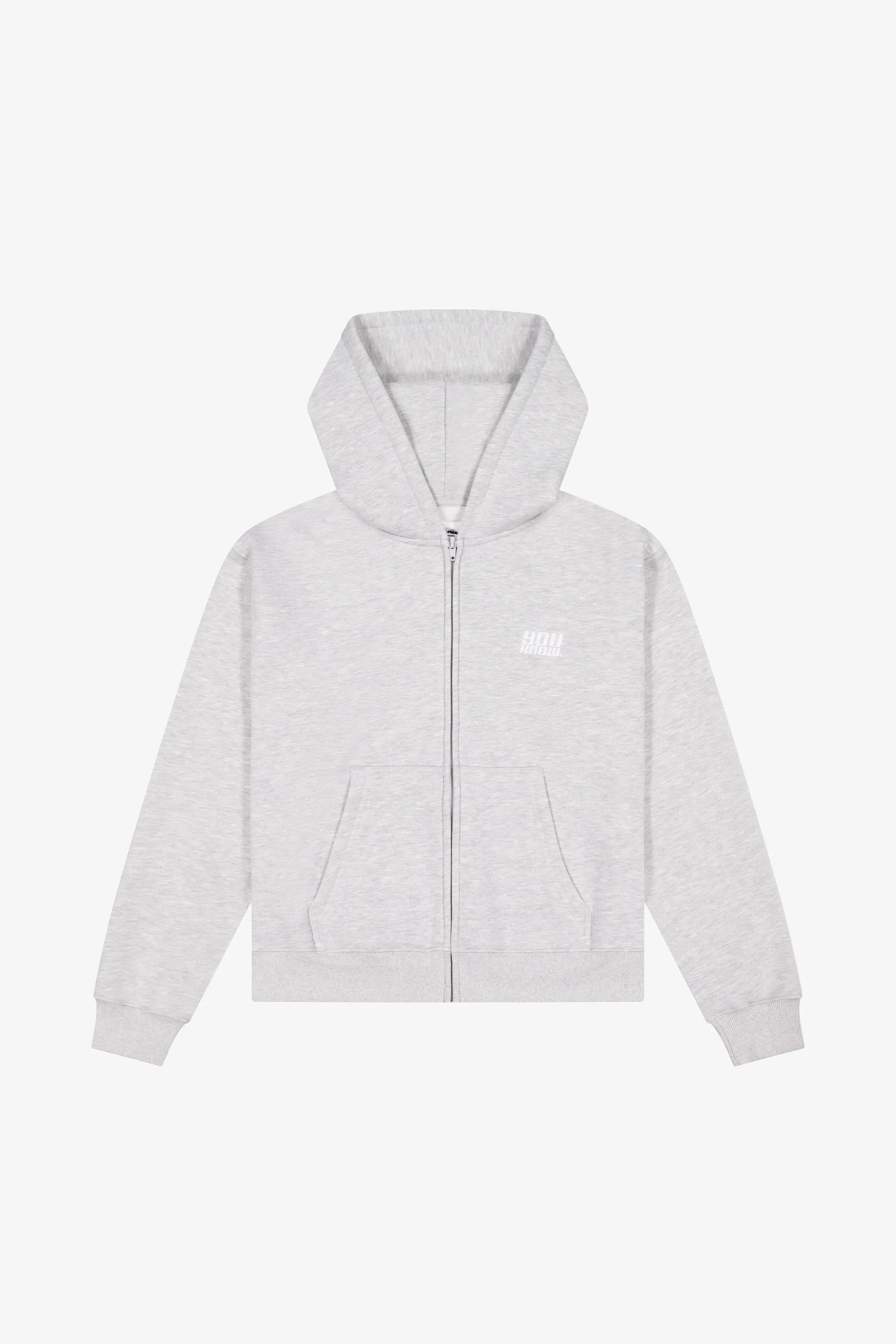 WARM UP ZIP UP HOODIE | Grey