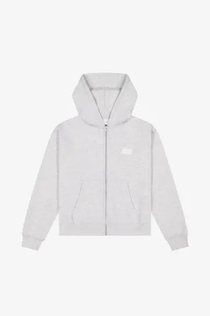 WARM UP ZIP UP HOODIE | Grey