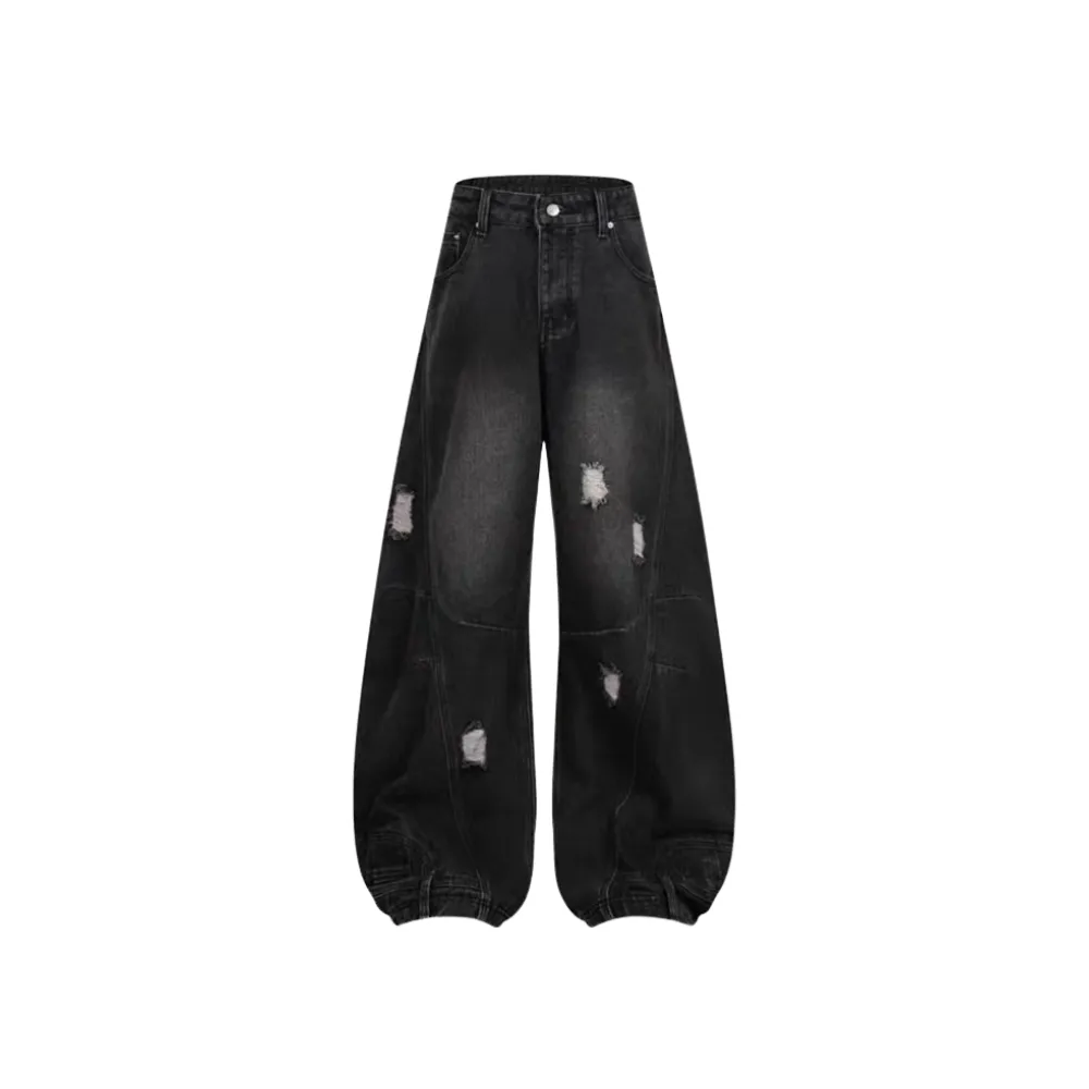 Washed Distressed jeans