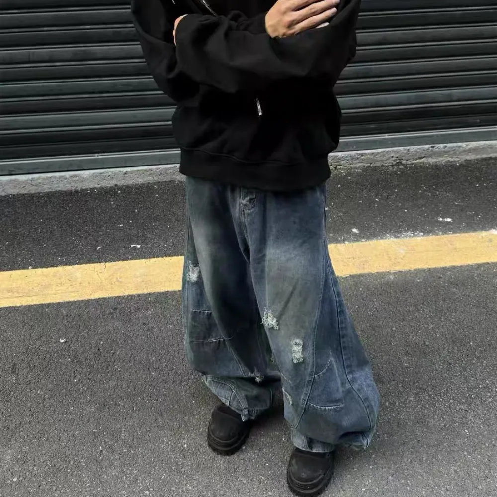 Washed Distressed jeans