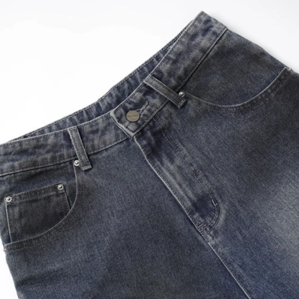 Washed Distressed jeans