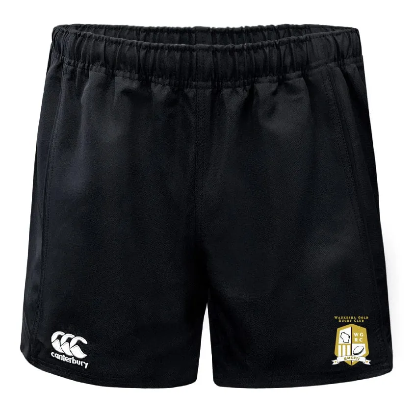 Waukesha Gold Rugby Advantage Rugby Shorts by Canterbury