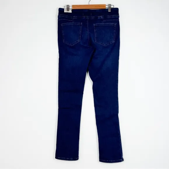 We The Free Double Dutch Pull On Slit Skinny Jeans in Blue Muse size Medium