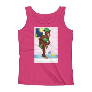 Werewolf Shaving Fitted Tank Top