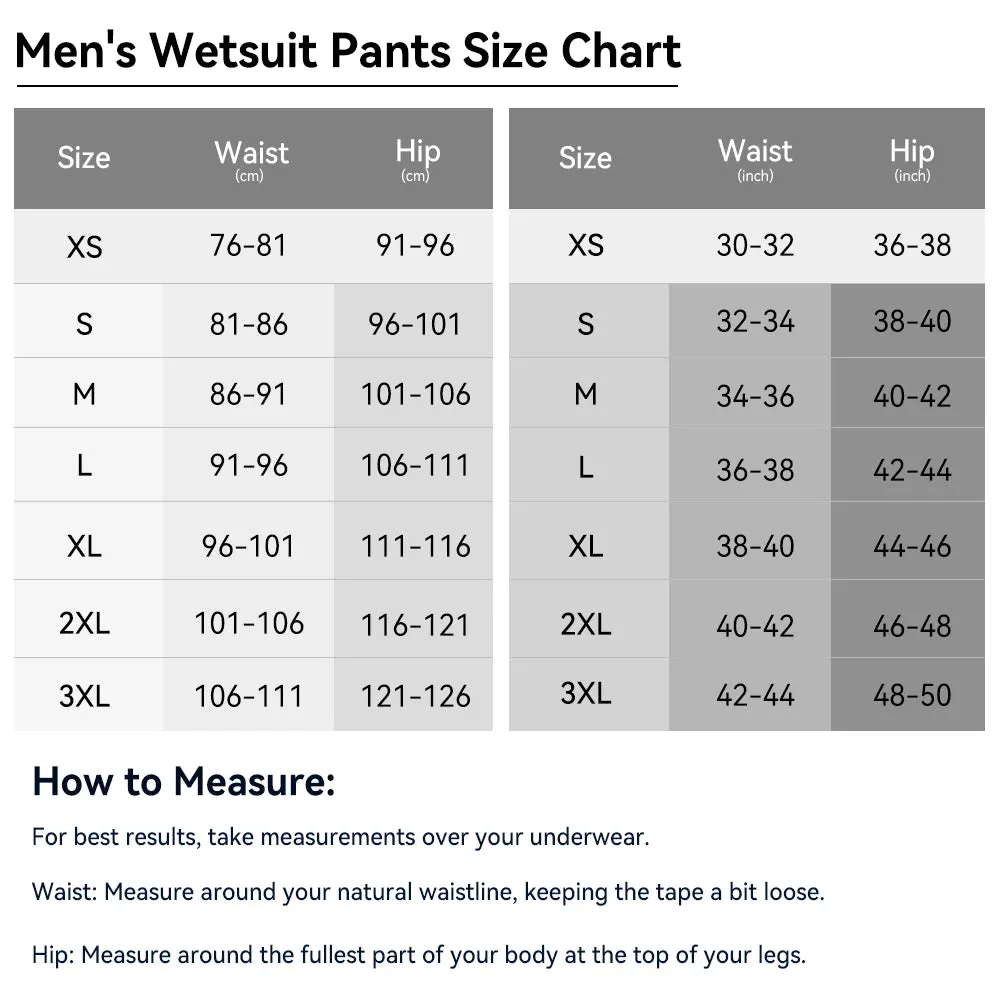 Wetsuit Shorts for Men