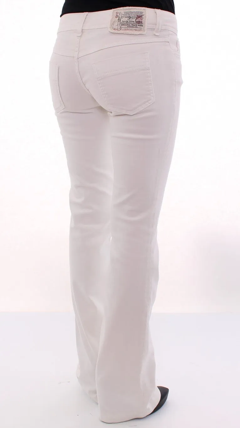 White COOL Cotton Regular Fit Jeans Pants