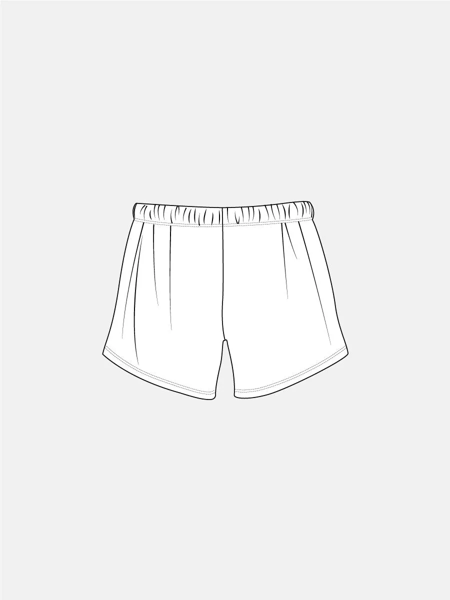 White Matt MAG Shorts