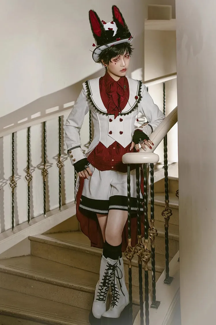 White Rabbit Duke Handsome Elegant Ouji Fashion Lolita Shorts