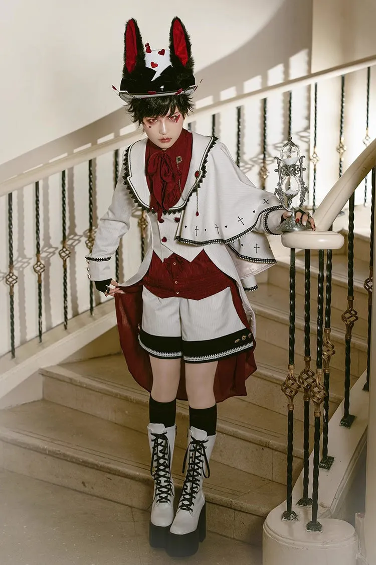 White Rabbit Duke Handsome Elegant Ouji Fashion Lolita Shorts