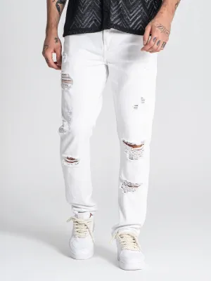 White Rebel Straigh-Leg Jeans
