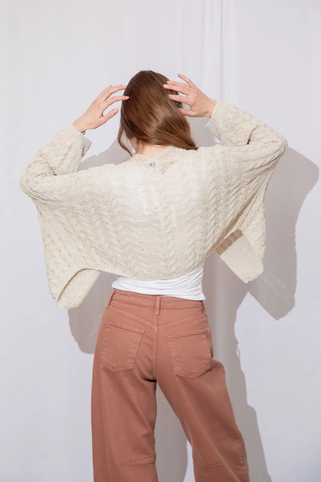 Willow Cable Knit Cardigan