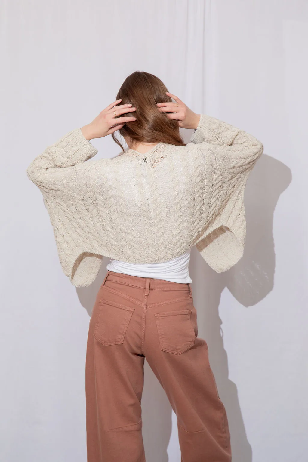 Willow Cable Knit Cardigan
