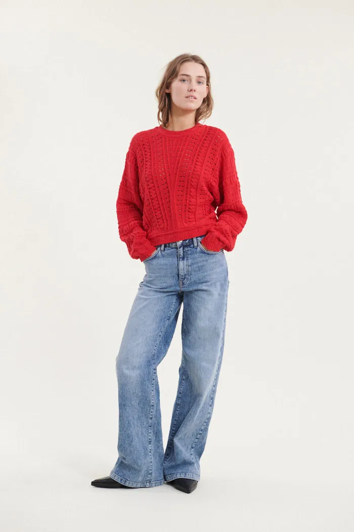 Winie Biaz Sweater - High Risk Red