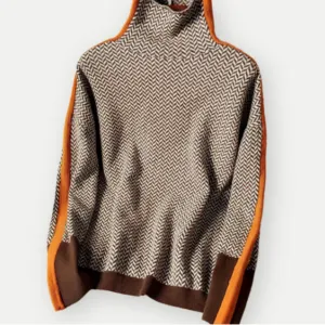 Women's Elegant Winter Turtle Neck Sweater | Knitted