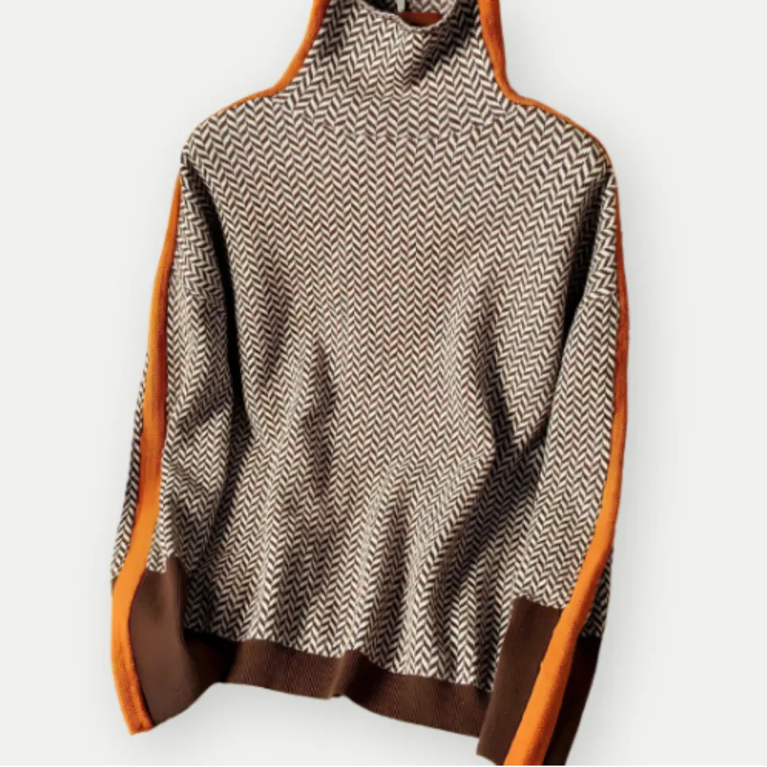 Women's Elegant Winter Turtle Neck Sweater | Knitted