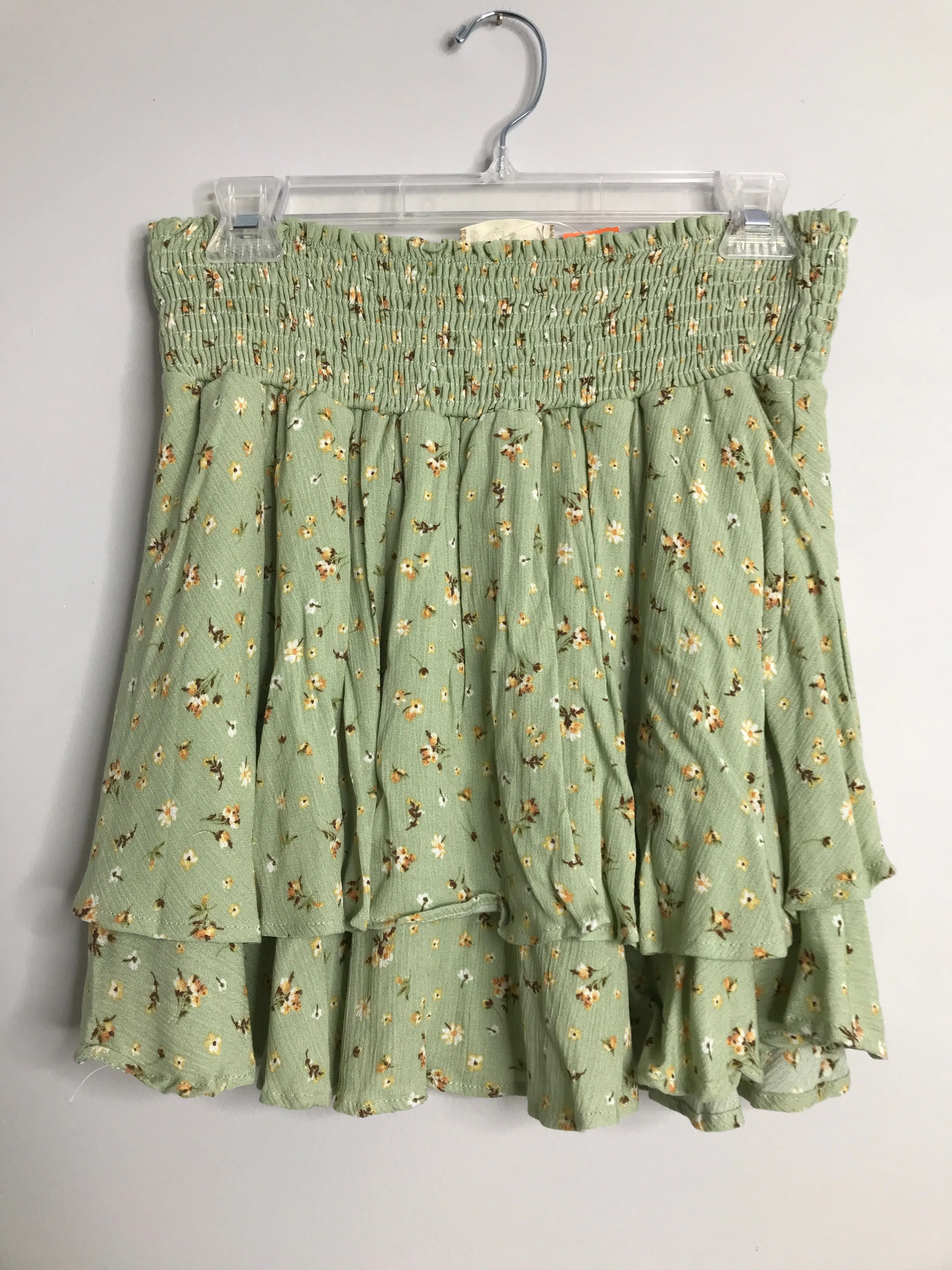 Womens Size Lg Misses Green Altar'd State Skirt