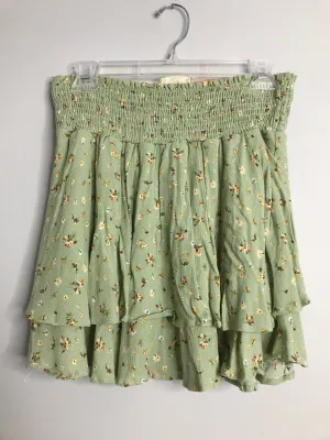Womens Size Lg Misses Green Altar'd State Skirt