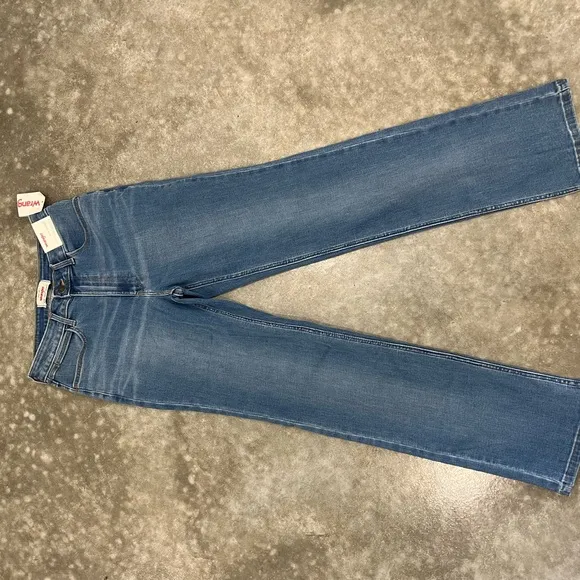 Wrangler Blue Straight Leg Jeans Classic Denim