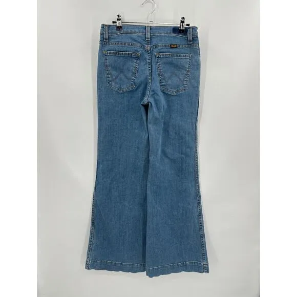 Wrangler x Modcloth Wide Leg 70's Vibe jeans Size 10/33