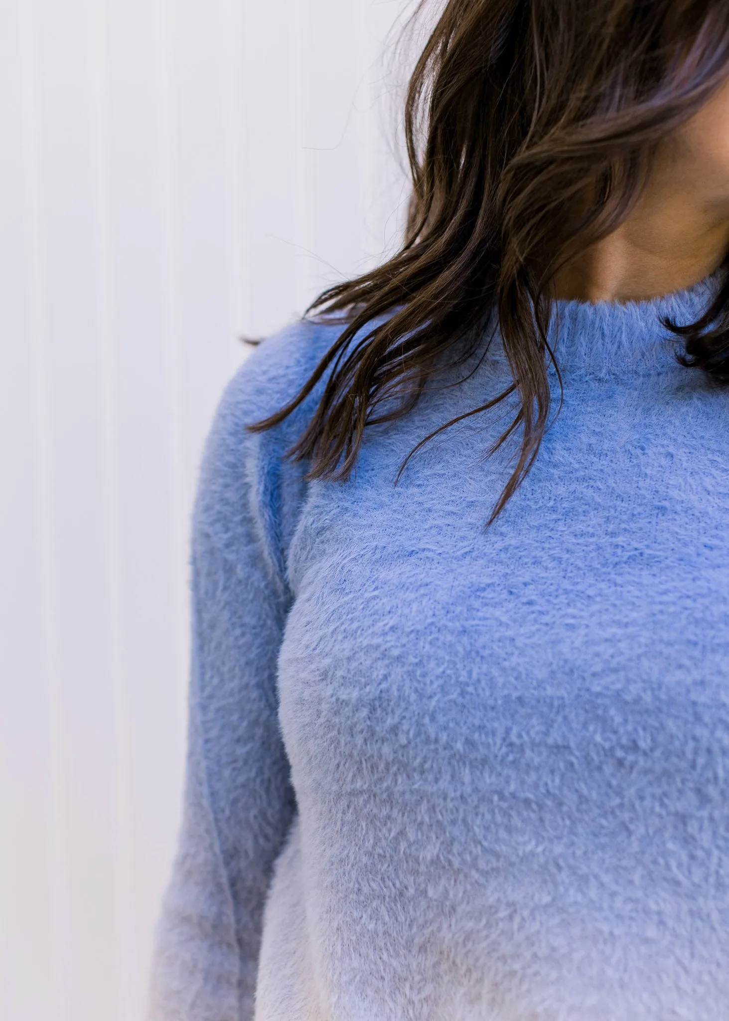 X Blue Dip Dye Sweater
