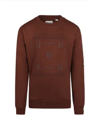Youth Boys Oversized Brown Sweatshirt : Sizes 7-14