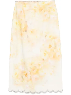 Zimmermann Yellow Skirt