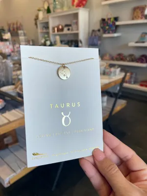 Zodiac Necklace - Taurus